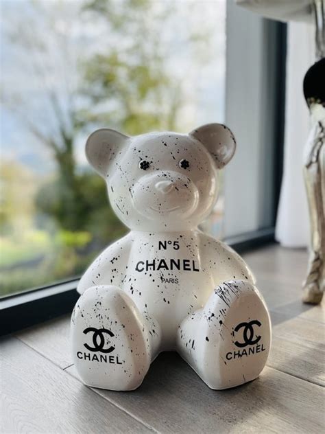 vintage chanel teddy bear.